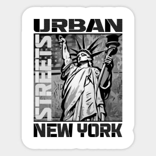 Urban New York Streets Sticker